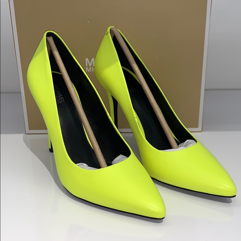 Claire Neon Leather Pump